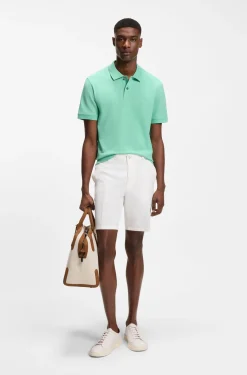 Modern-Fit Shorts aus Stretch-Baumwolle