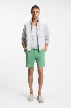 Modern-Fit Shorts aus Stretch-Baumwolle