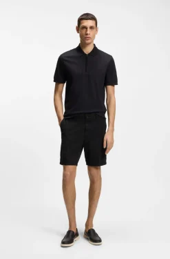 Modern-Fit Shorts aus Stretch-Baumwolle