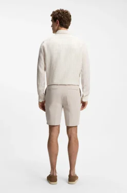 Modern-Fit Shorts aus Stretch-Baumwolle