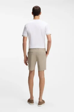 Modern-Fit Shorts aus Stretch-Baumwolle