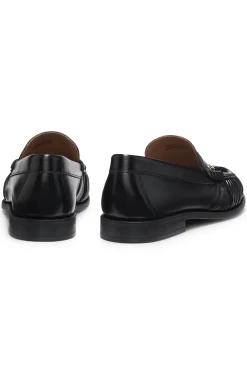 Mokassins aus Leder mit Double B Monogramm