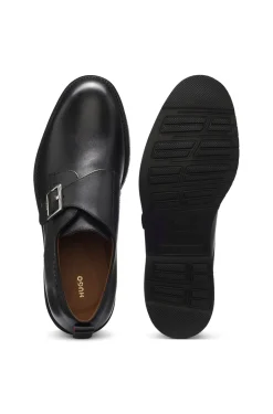 Monkstrap-Schuhe aus Leder mit Budapester-Details