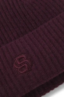 Mütze aus Woll-Mix mit Kaschmir und Double-B-Monogramm