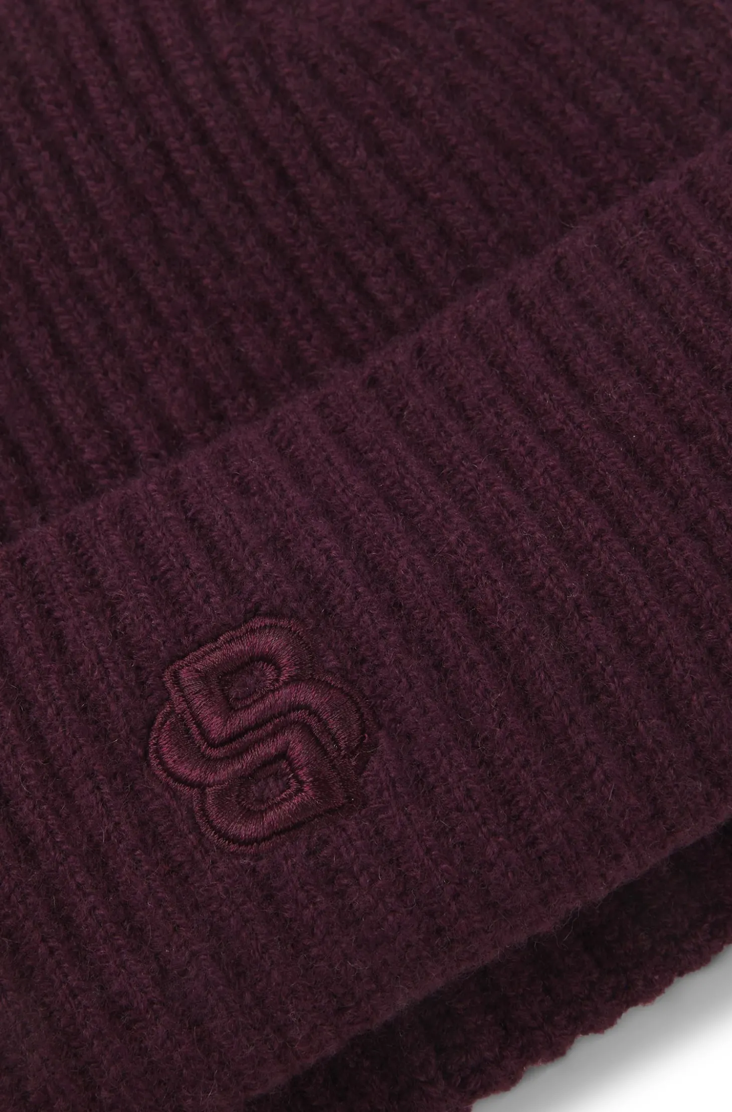 Mütze aus Woll-Mix mit Kaschmir und Double-B-Monogramm
