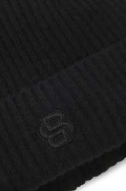 Mütze aus Woll-Mix mit Kaschmir und Double-B-Monogramm