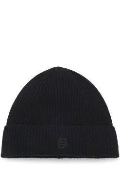 Mütze aus Woll-Mix mit Kaschmir und Double-B-Monogramm