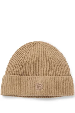 Mütze aus Woll-Mix mit Kaschmir und Double-B-Monogramm