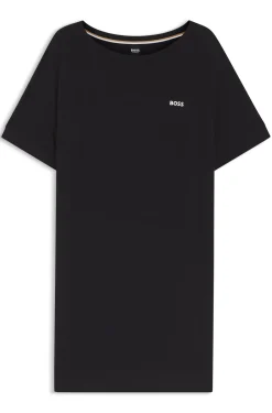 Nachthemd aus Stretch-Jersey mit Logo-Print