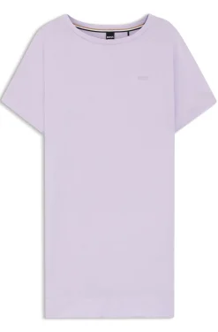 Nachthemd aus Stretch-Jersey mit Logo-Print