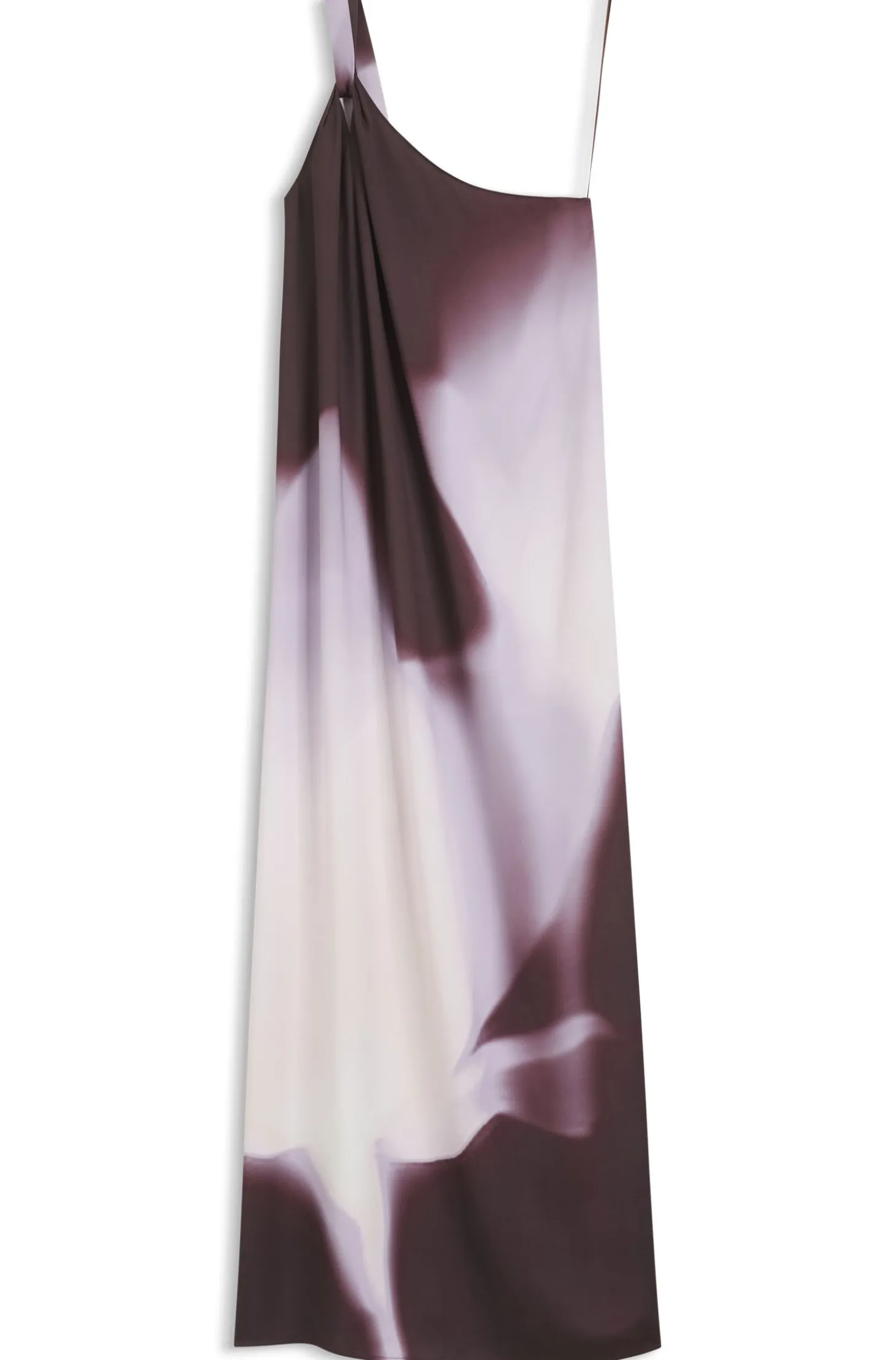 One-Shoulder-Kleid mit Blumenprint
