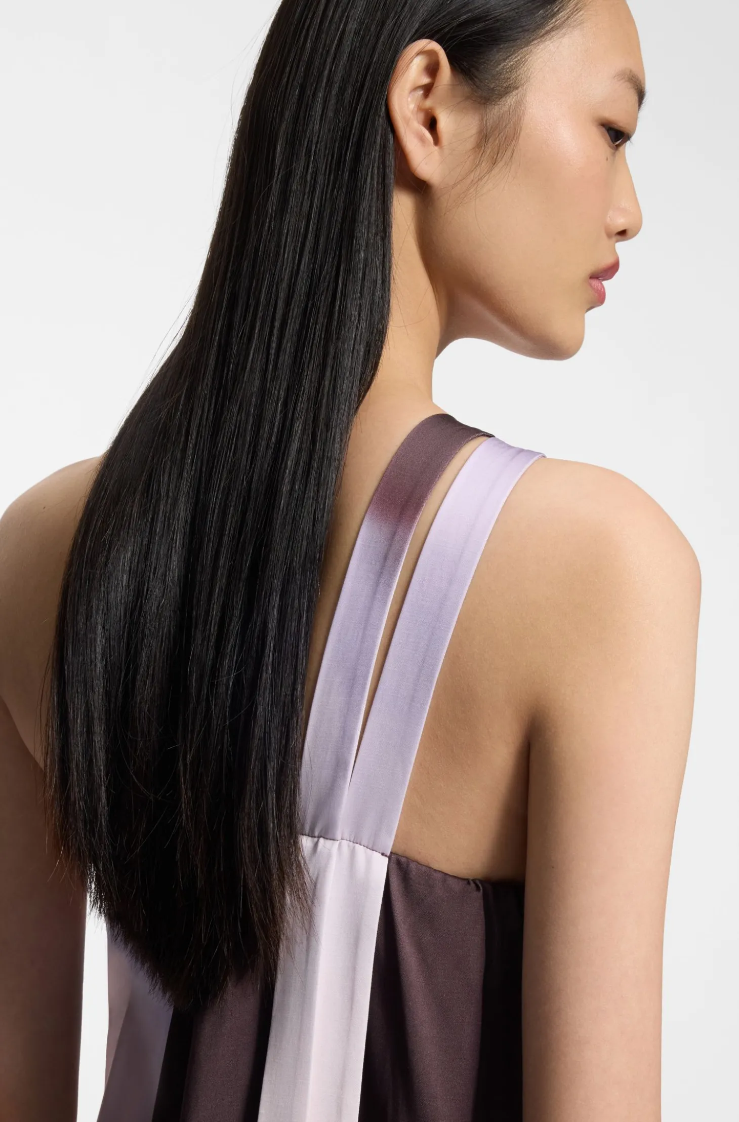 One-Shoulder-Kleid mit Blumenprint