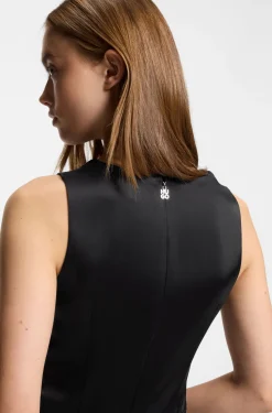 Overall aus Satin mit Wasserfall-Ausschnitt