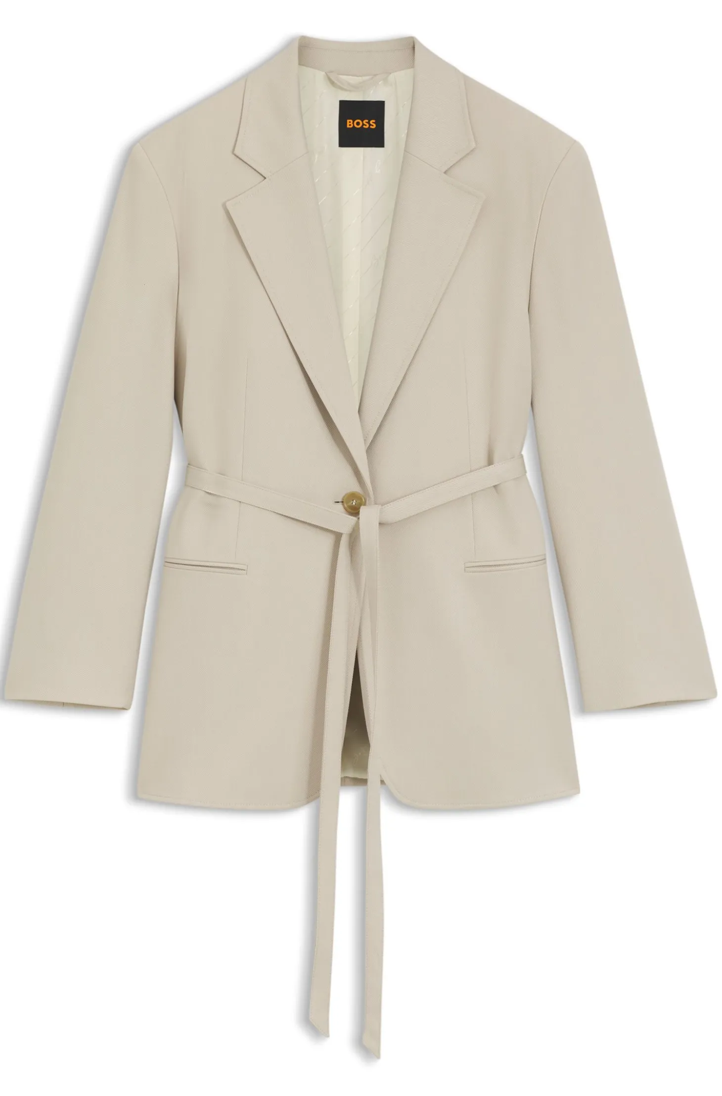 Oversized Blazer mit Gürtel