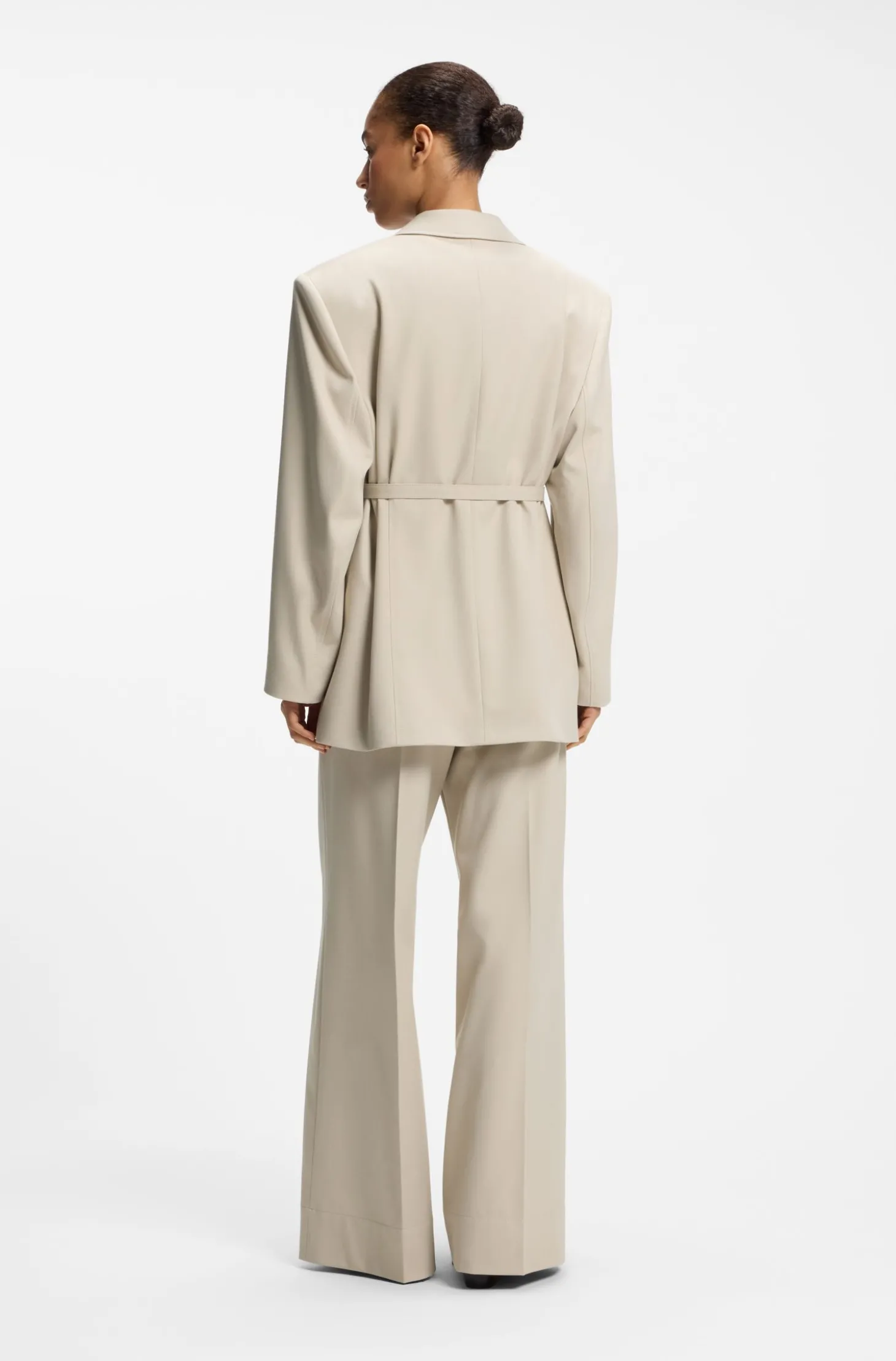 Oversized Blazer mit Gürtel