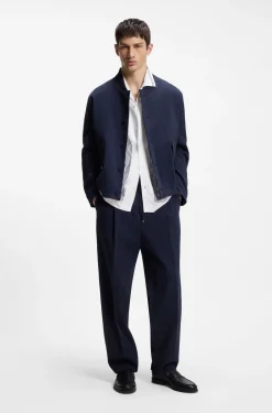 Oversized-Fit Hemd mit Print und Freizeitkragen