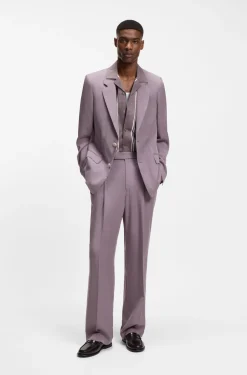 Oversized-Fit Hose aus drapiertem Twill