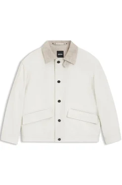 Oversized-Fit Jacke aus Nappaleder