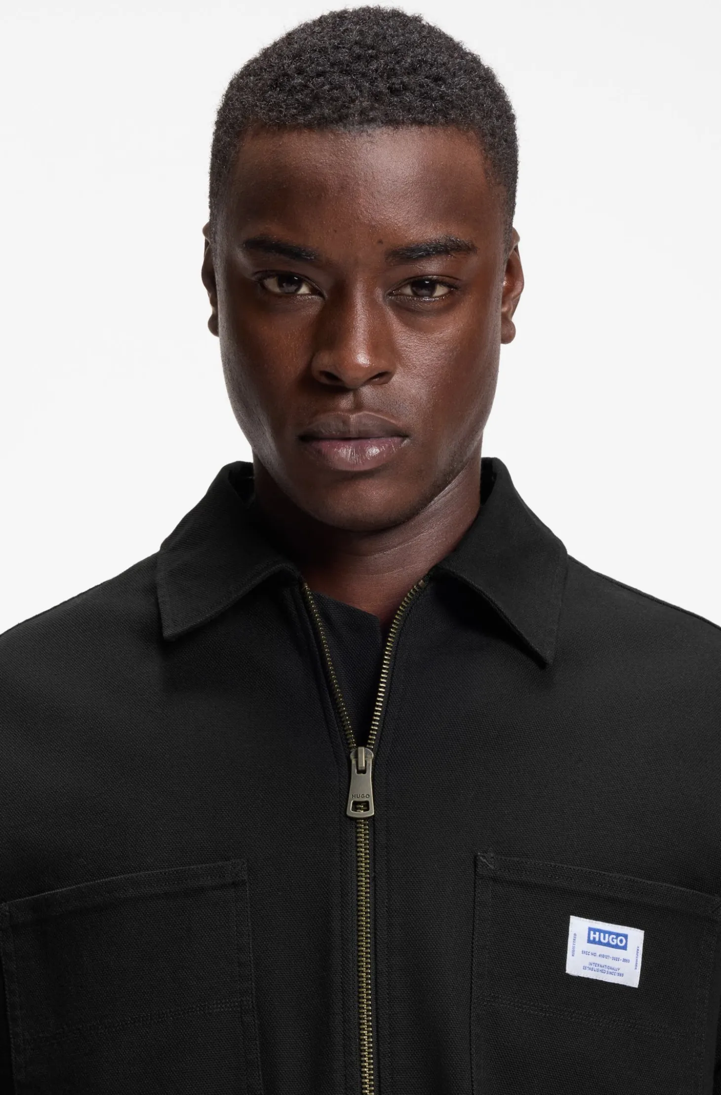Oversized-Fit Overshirt aus Stretch-Baumwoll-Canvas