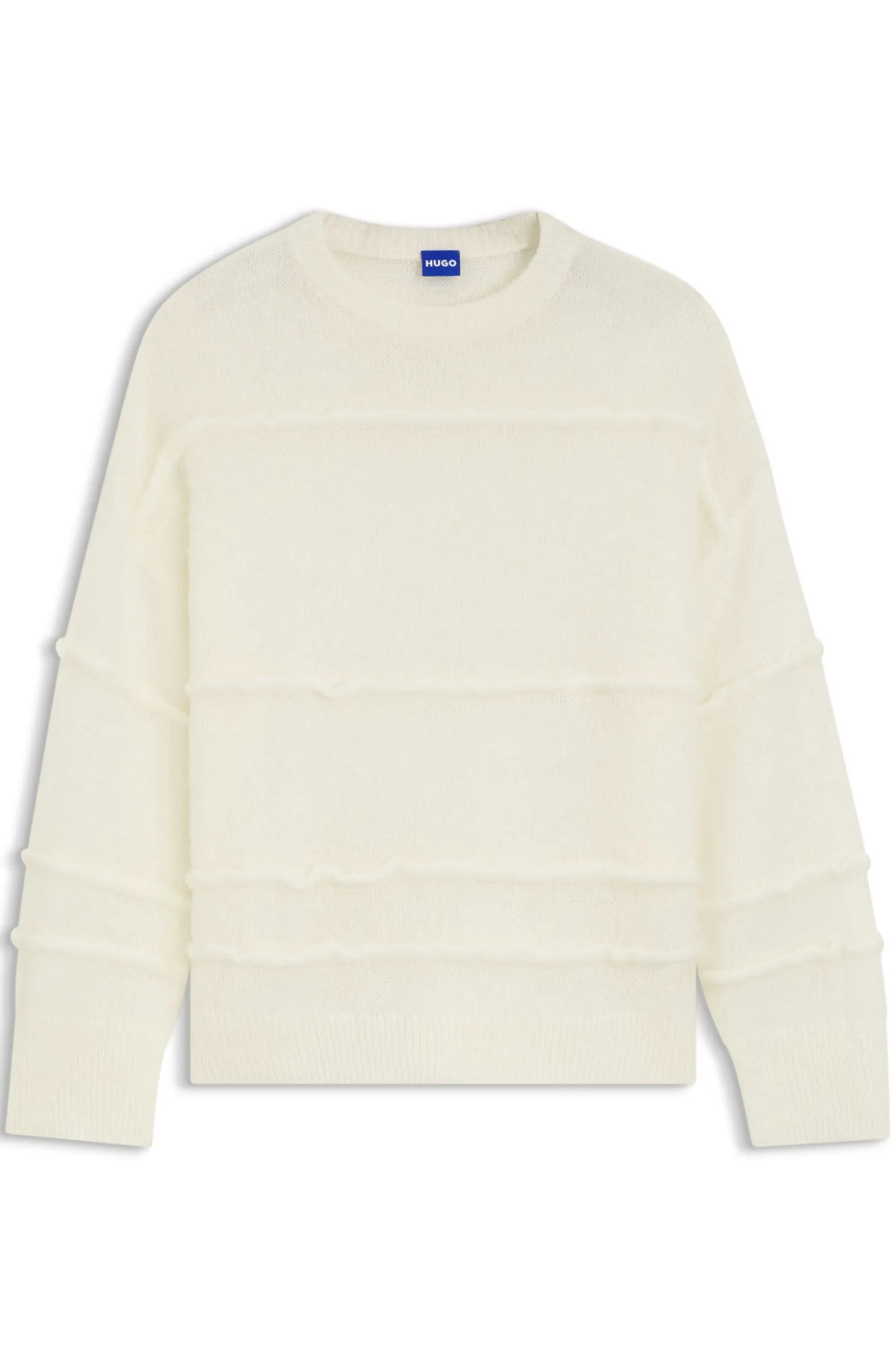 Oversized-Fit Pullover mit geschwungenen Linien