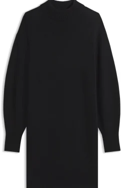 Oversized-Fit Strickkleid mit Stehkragen