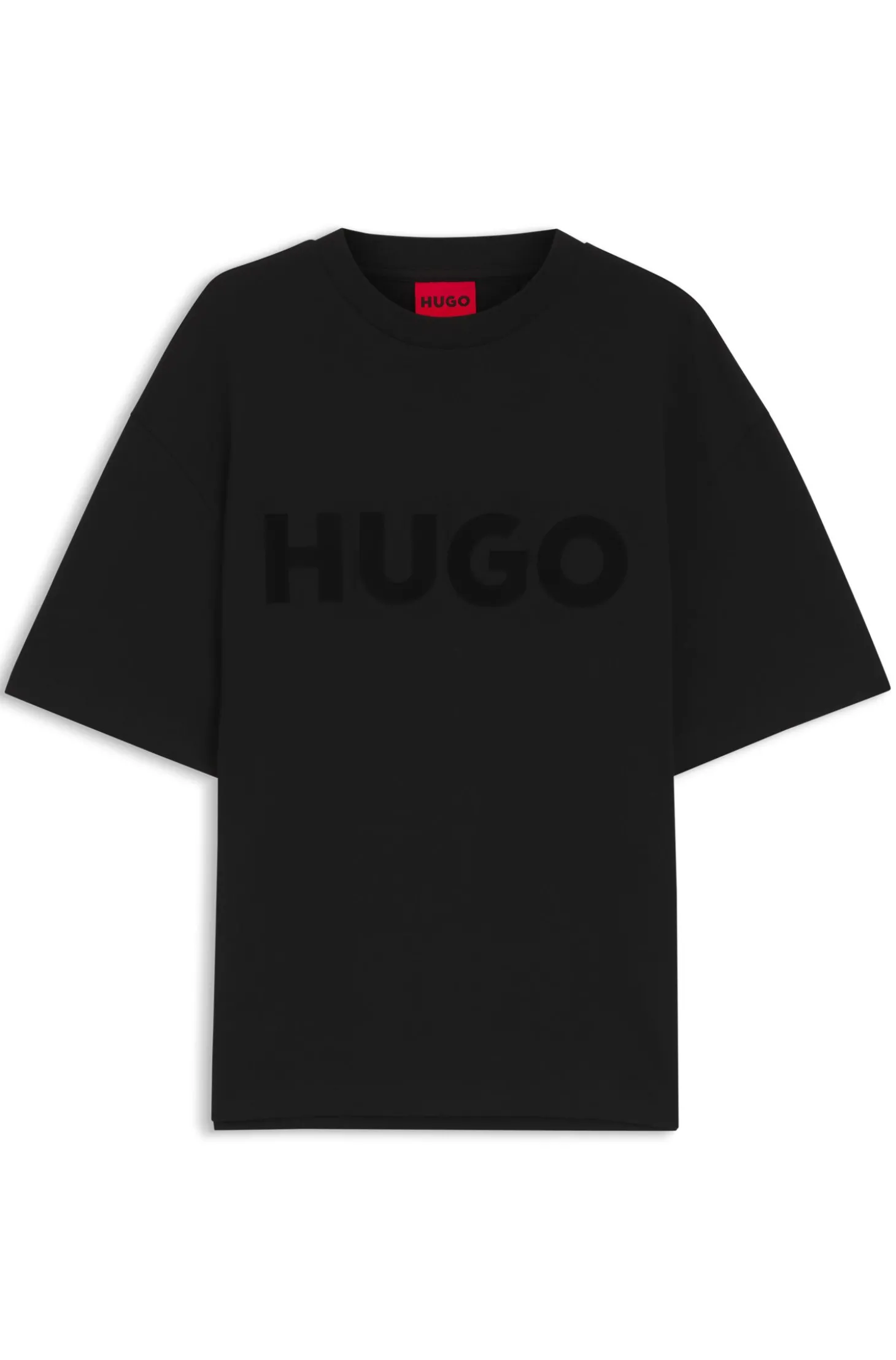Oversized-Fit T-Shirt aus Baumwolle mit reflektierendem Logo