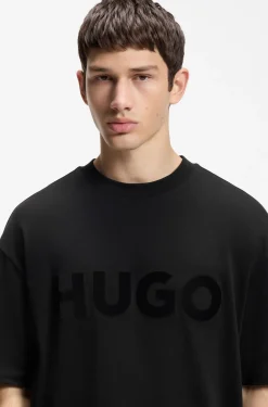 Oversized-Fit T-Shirt aus Baumwolle mit reflektierendem Logo