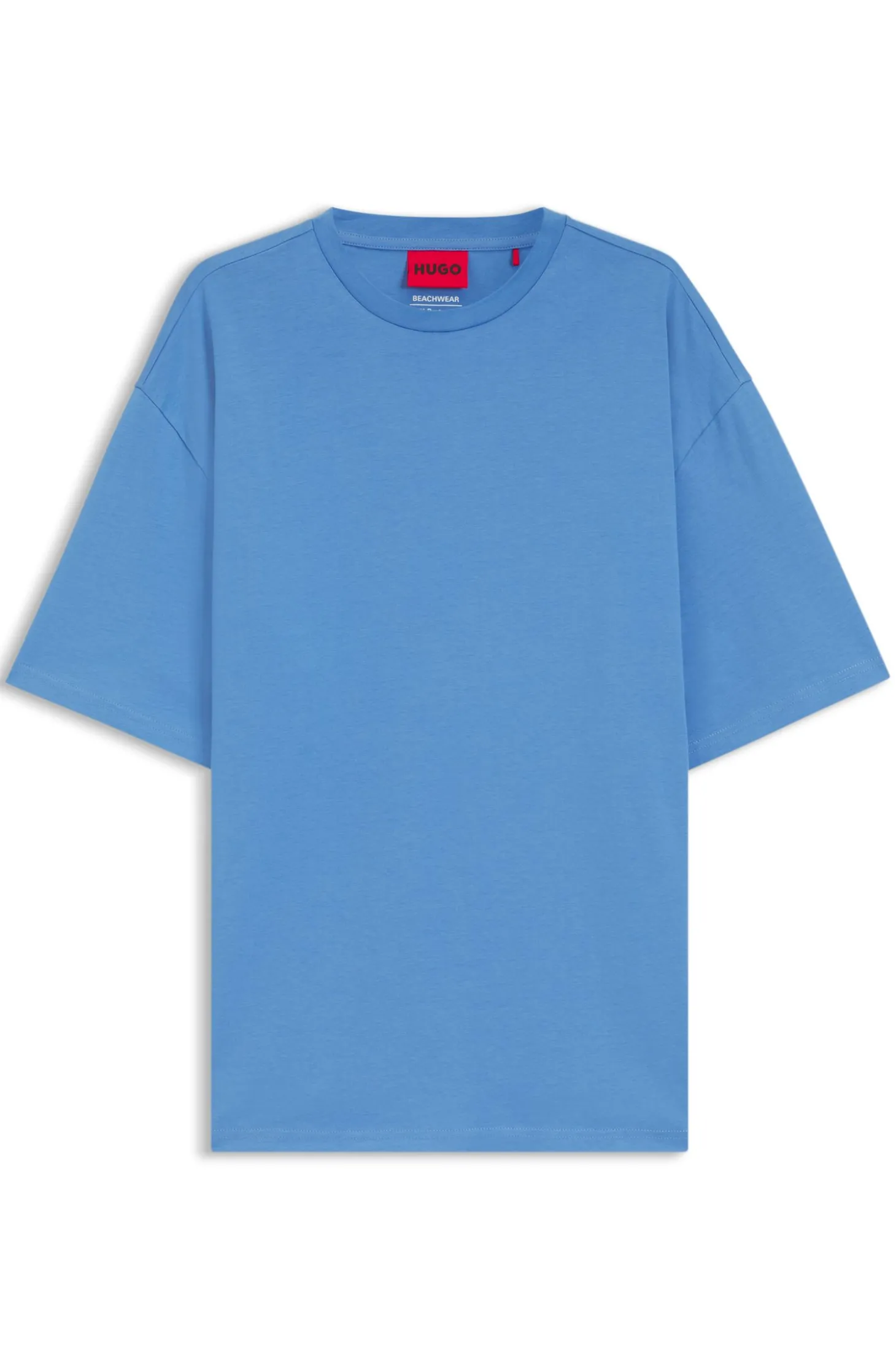 Oversized-Fit T-Shirt aus Baumwolle mit fortlaufendem Logo-Print