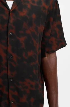 Oversized Hemd mit Digital-Print