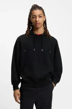 Oversized Hoodie aus Baumwoll-Terry mit Grafik-Print
