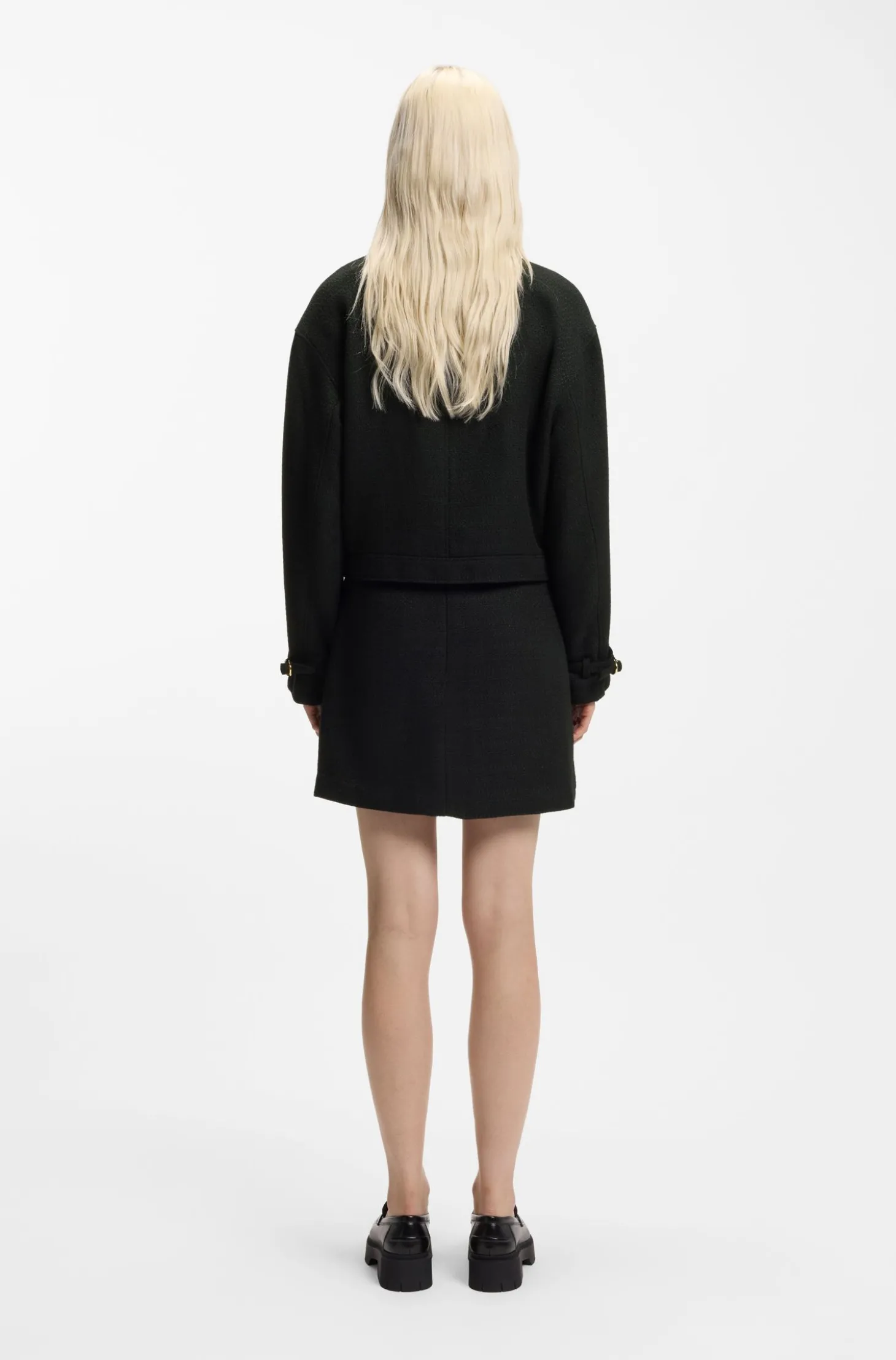 Oversized Sakko aus Bouclé-Gewebe
