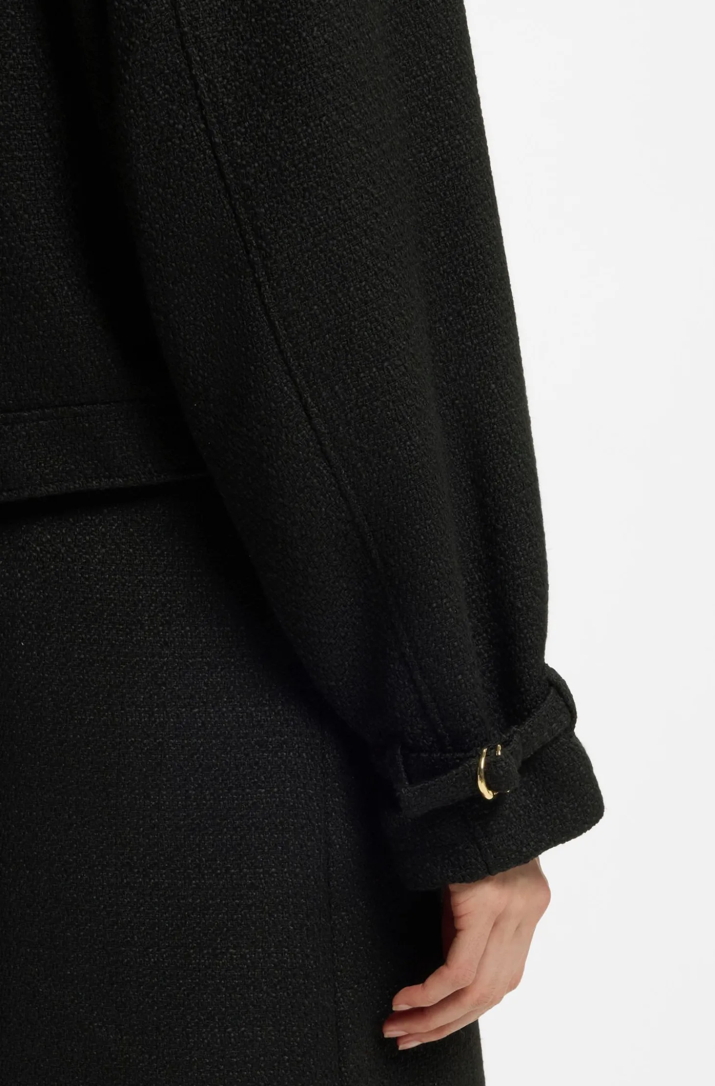 Oversized Sakko aus Bouclé-Gewebe