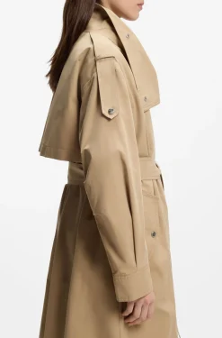 Oversized Trenchcoat mit wasserabweisendem Finish
