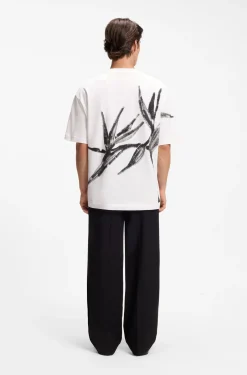 Oversized T-Shirt aus Baumwolle mit markantem Logo-Print