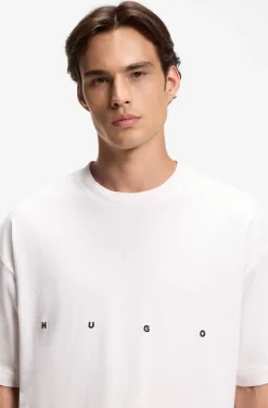 Oversized T-Shirt aus Baumwolle mit markantem Logo-Print