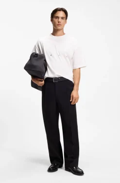 Oversized T-Shirt aus Baumwolle mit markantem Logo-Print