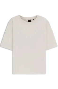 Oversized T-Shirt aus Baumwoll-Jersey mit Schaumdruck-Logo