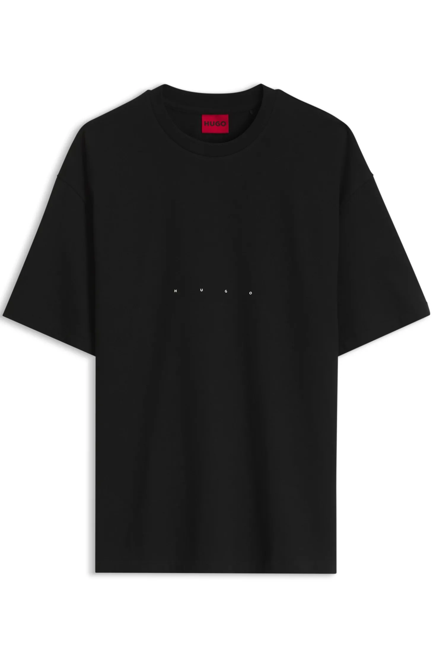 Oversize-Fit T-Shirt aus Baumwolle mit Logo-Mix