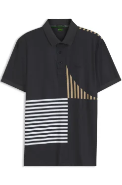 Paddy Active Poloshirt aus Stretch-Jersey mit digitalem Print