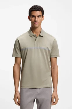 Paddy Poloshirt aus Baumwolle mit Querstreifen