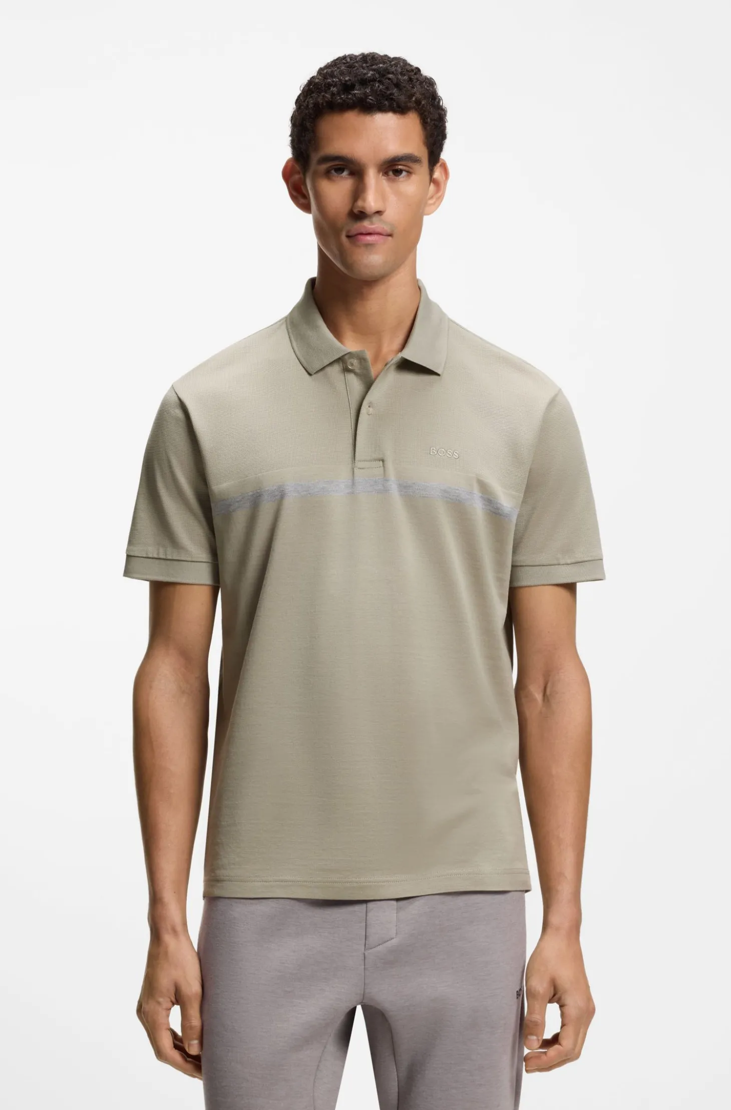 Paddy Poloshirt aus Baumwolle mit Querstreifen