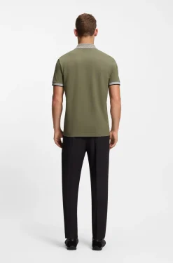 Paddy-Poloshirt aus feuchtigkeitsregulierender Stretch-Baumwolle