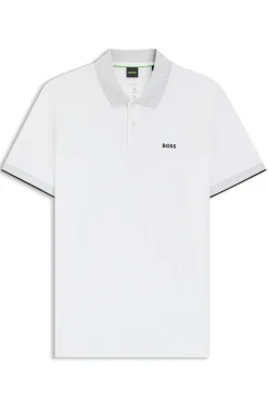 Paddy-Poloshirt aus feuchtigkeitsregulierender Stretch-Baumwolle
