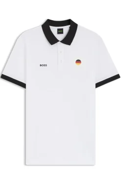 Paddy Poloshirt mit Landesflaggen-Details