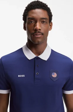 Paddy Poloshirt mit Landesflaggen-Details