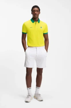 Paddy Poloshirt mit Landesflaggen-Details