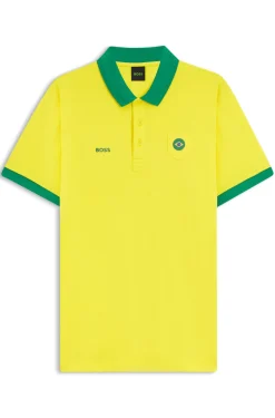 Paddy Poloshirt mit Landesflaggen-Details