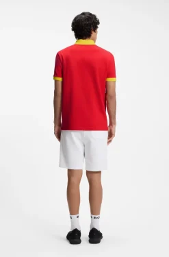 Paddy Poloshirt mit Landesflaggen-Details