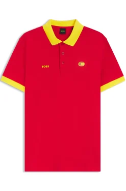 Paddy Poloshirt mit Landesflaggen-Details