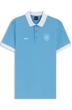 Paddy Poloshirt mit Landesflaggen-Details